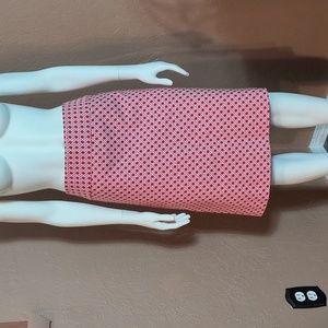 NWOT red Aline skirt